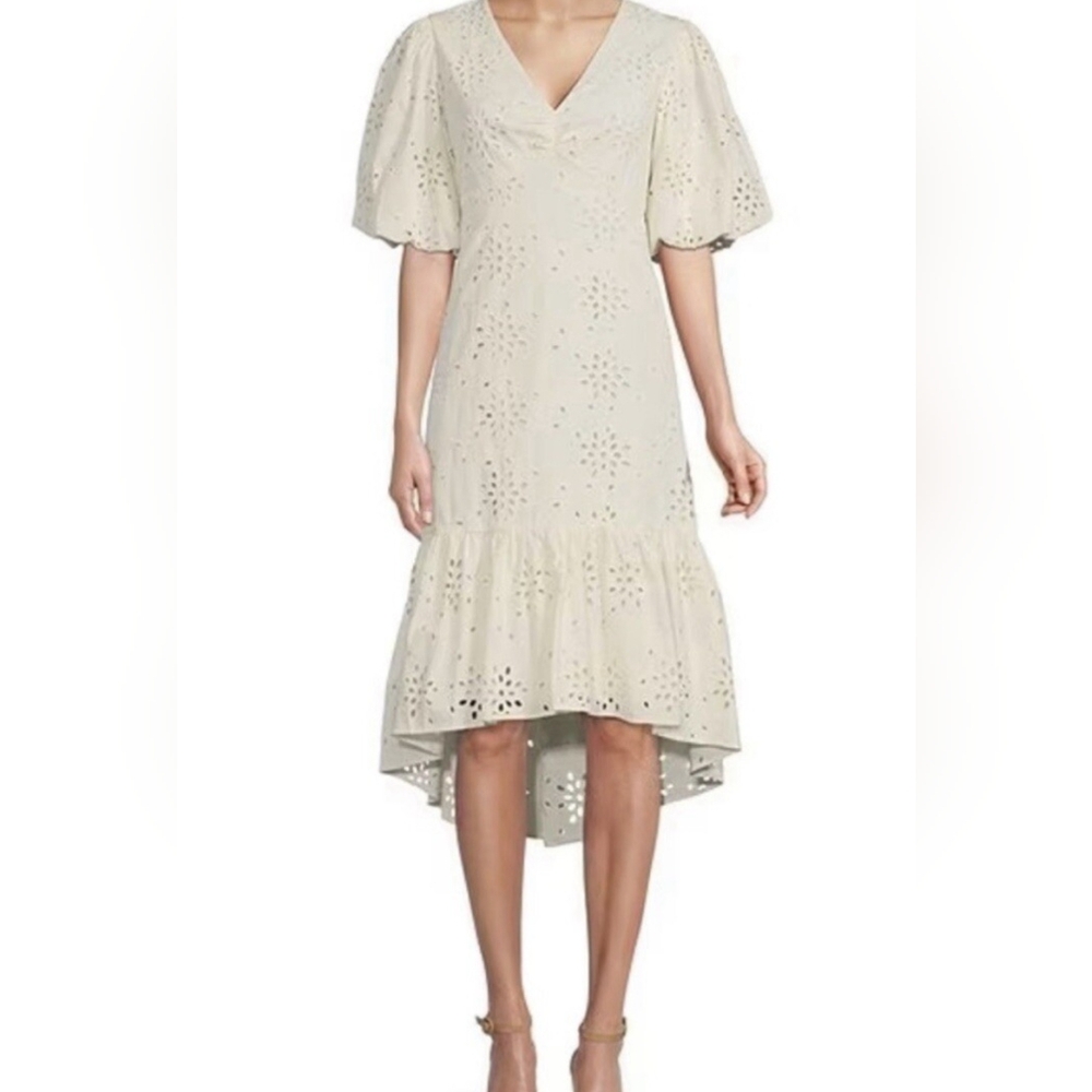Gibson Latimer Eyelet Dress